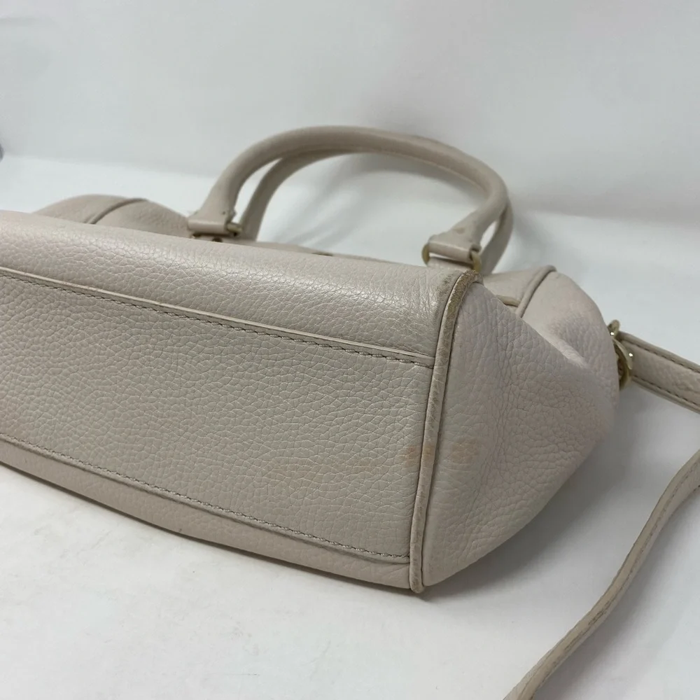 Kate Spade Grant Park Alida Shoulder Tote Wkru2640 In Moussfrost Taupe - Picture 13 of 16